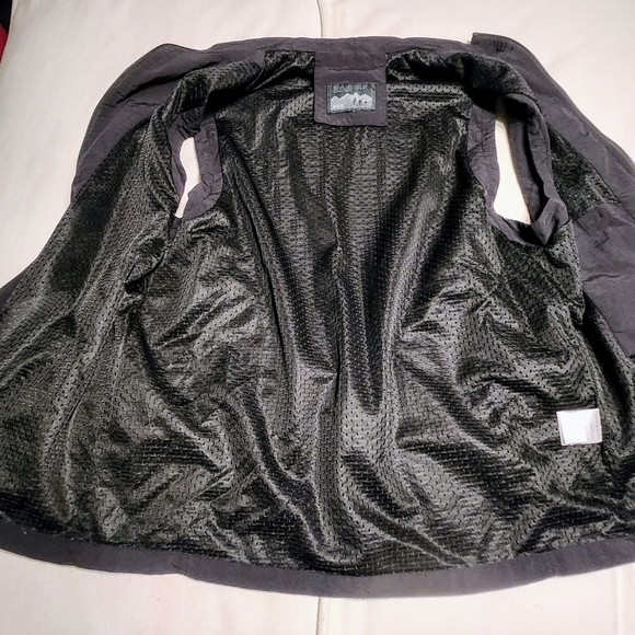 Alpha Camp Black Utility Vest Mens Medium Zip Pocket - Picture 9 of 12